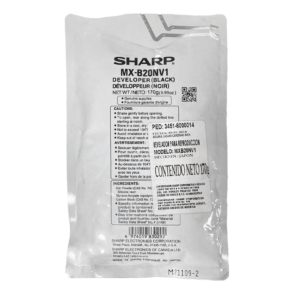 Revelador Original Sharp MX-B20NV1