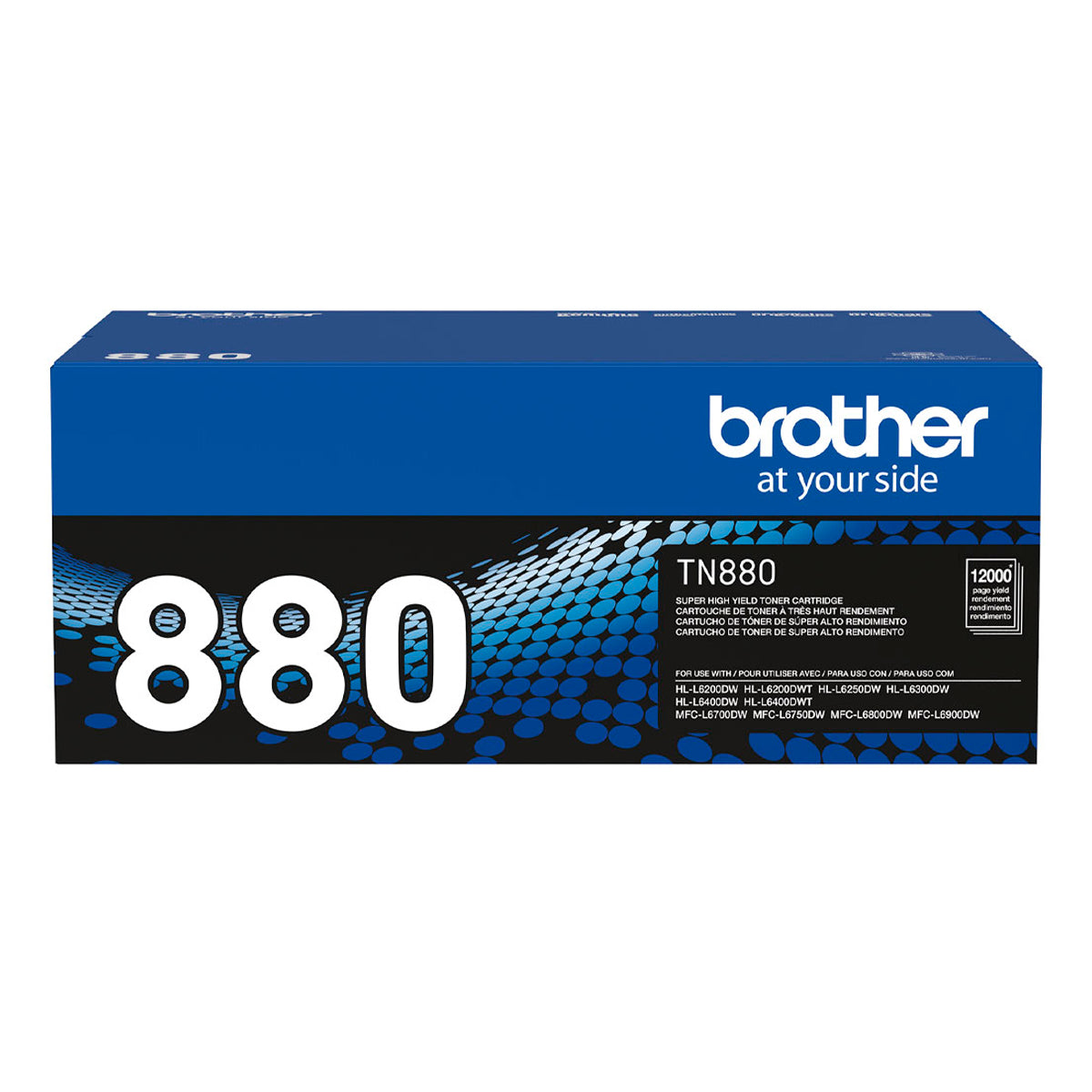 Cartucho de Toner de Ultra Alto Rendimiento TN-880 Brother (12,000 páginas)